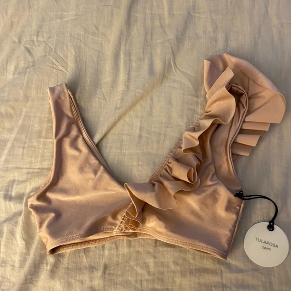 NWT Tularosa Annalie Bikini Top Blush - Picture 3 of 4